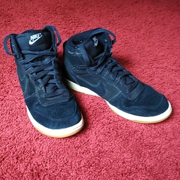 Nike Other - Nike Suede High top shoes Black Sz. 8.5